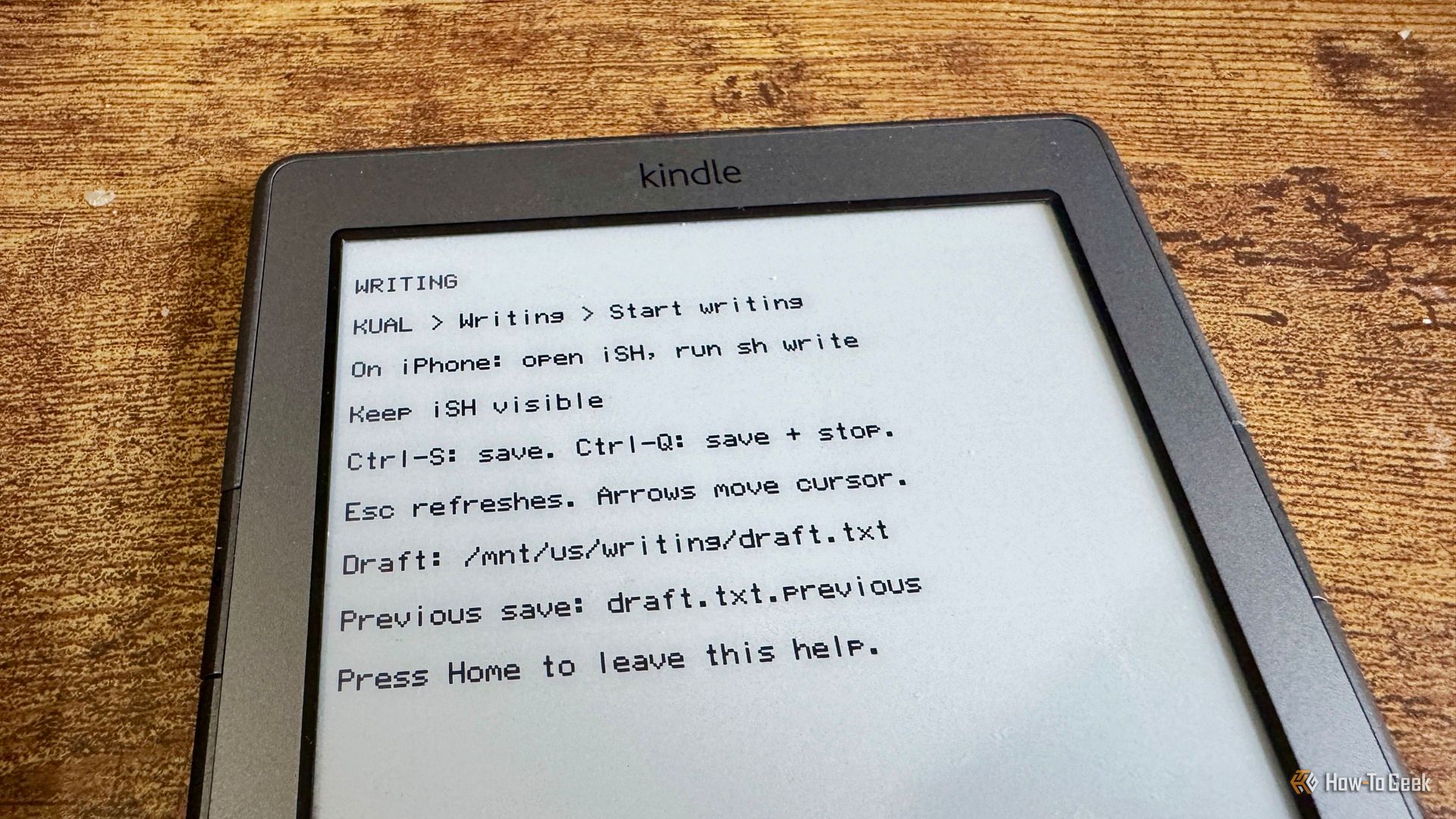 My jailbroken Kindle is the ultimate distraction-free writing terminal