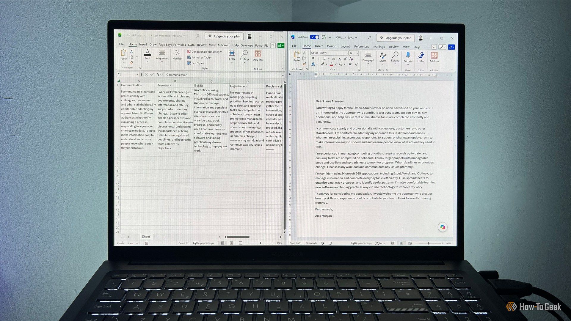 I stopped writing cover letters from scratch by pairing Excel with Word