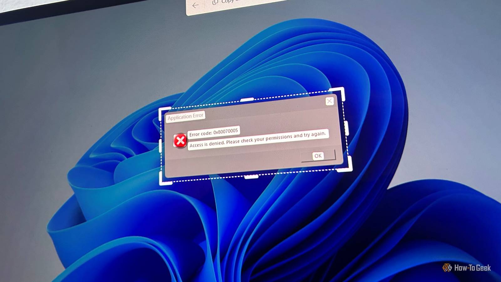 Error messages are notoriously difficult to copy and paste, but this ...