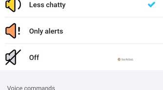 Less chatty sound mode