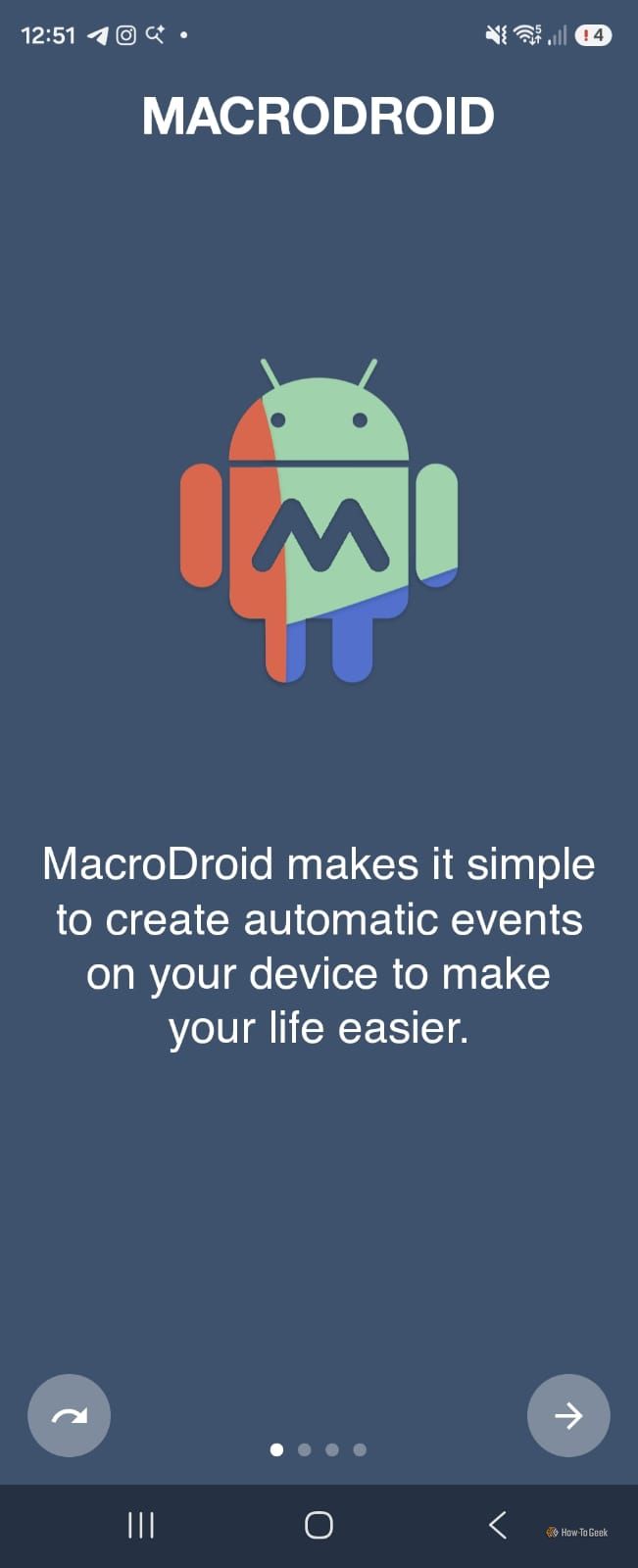 Macrodroid homepage
