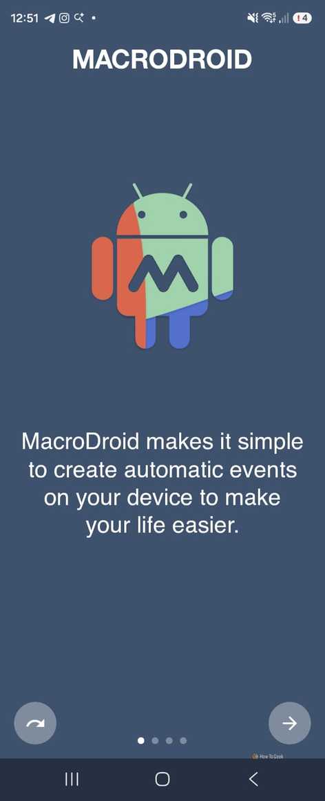 Macrodroid homepage