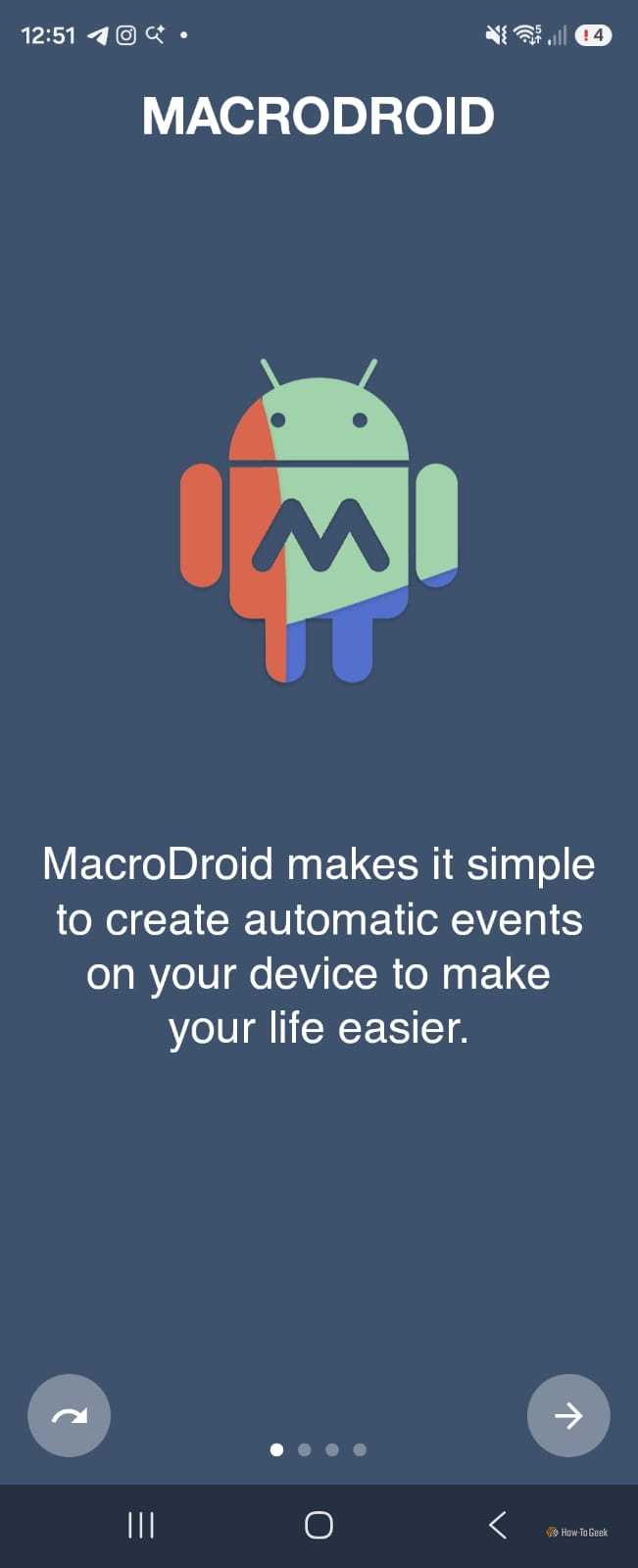 Macrodroid homepage
