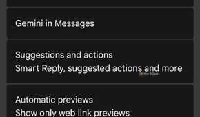 Message settings in Google Messages