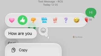 Messages on iPhone