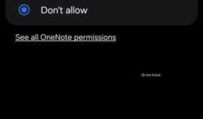 Microphone permissions onenote