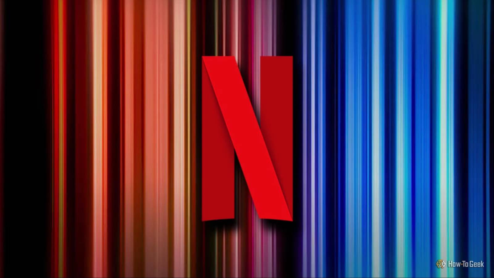 Netflix logo with colors.