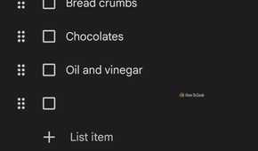 New list in Keep