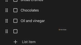 New list in Keep