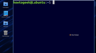 QTerminal open on the Lubuntu LXQt desktop.