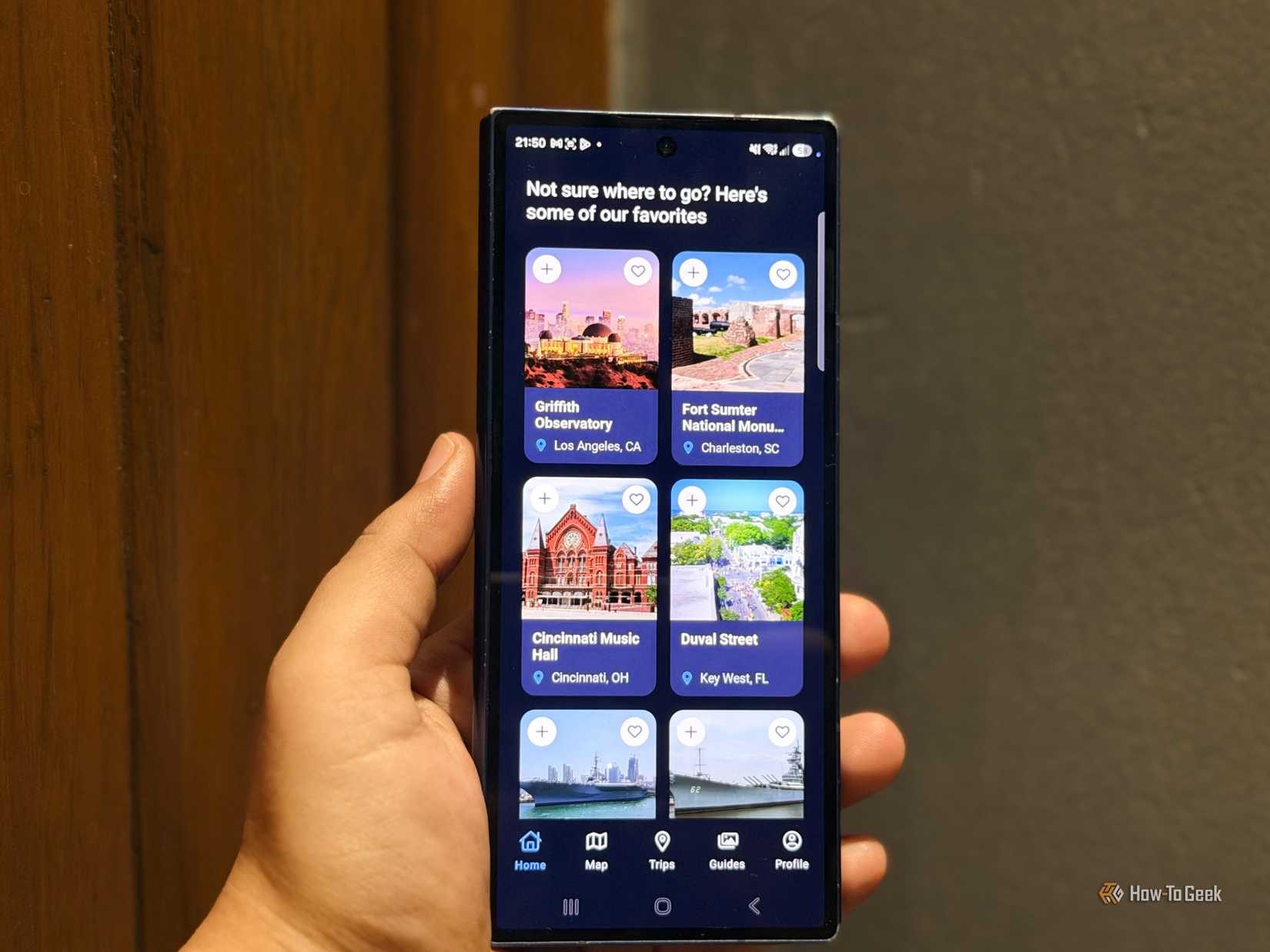 Roadtrippers app