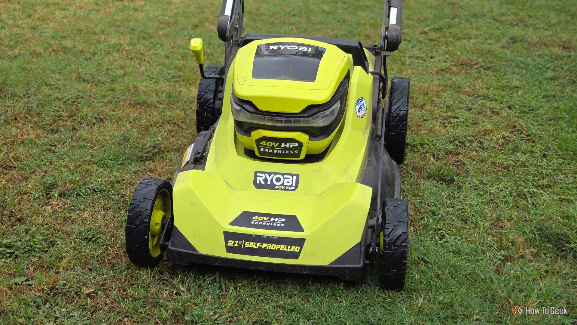 Can a Ryobi lawn mower actually mow 1/2-acre? I measured and found out