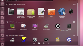 A screenshot of the Gnome and Unity on Ubuntu.