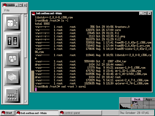 A screenshot of Red Hat Enterprise Linux 5.