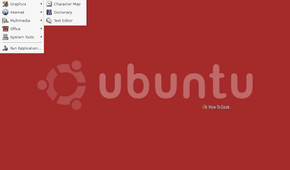 A screenshot of the Ubuntu version 4.1 desktop.