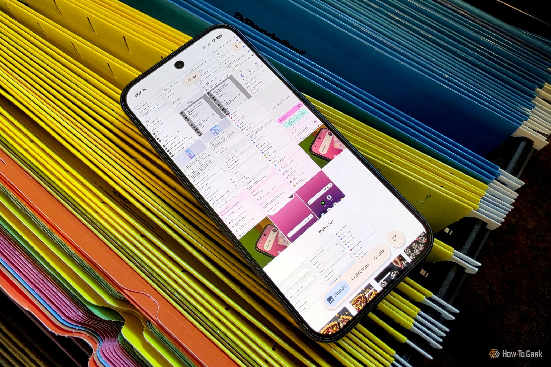 Google Photos has a quick setting that banishes screenshots from your main feed