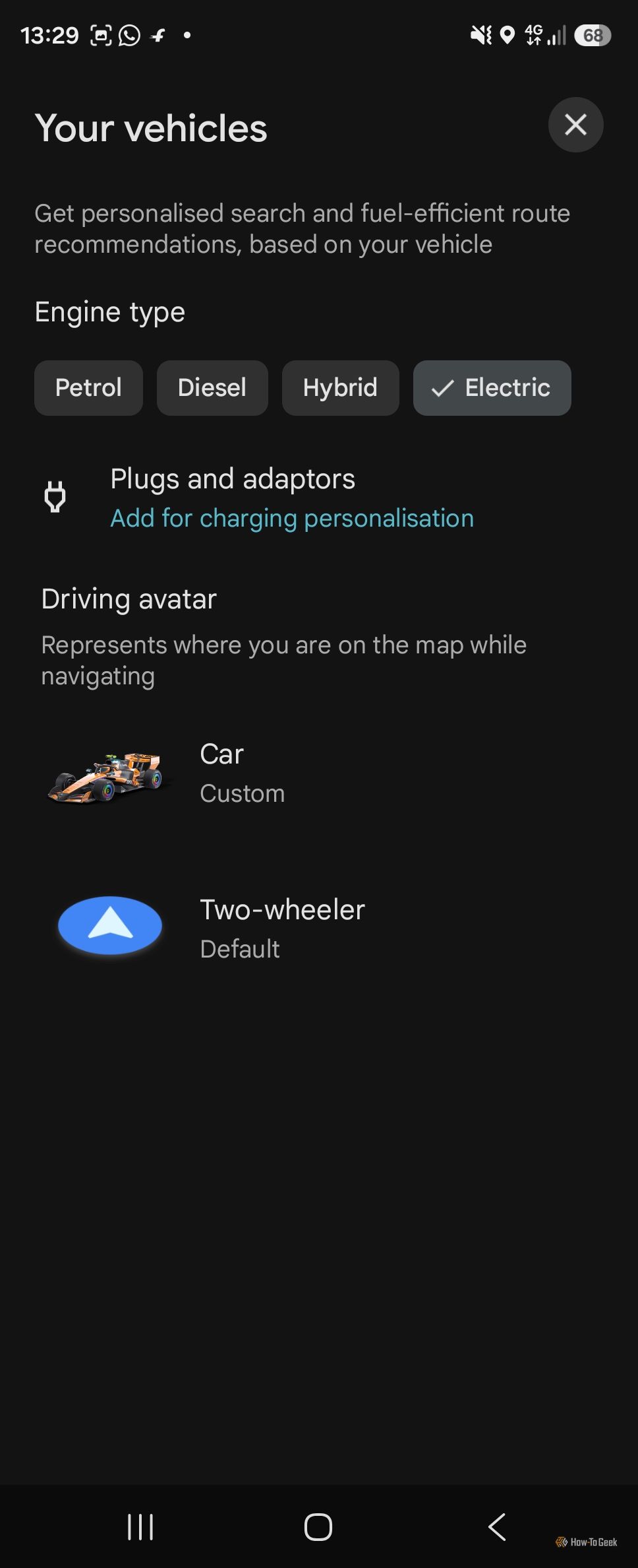 Selecting an EV