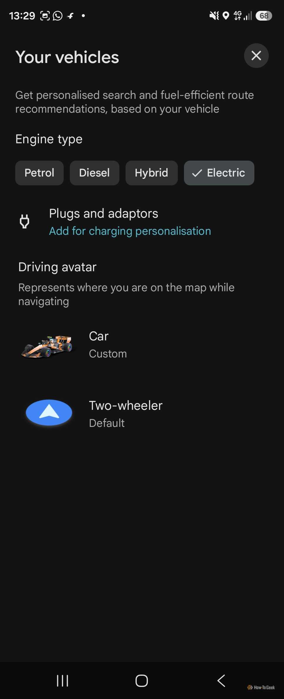 Selecting an EV