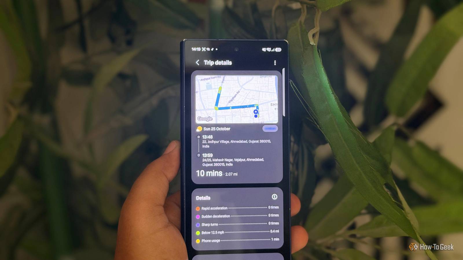 I tried Samsung's Driving Report, and Google Maps is missing this