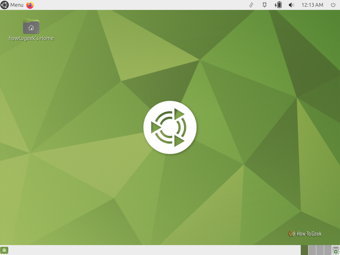 Ubuntu MATE default desktop with GNOME 2-style top and bottom panels.