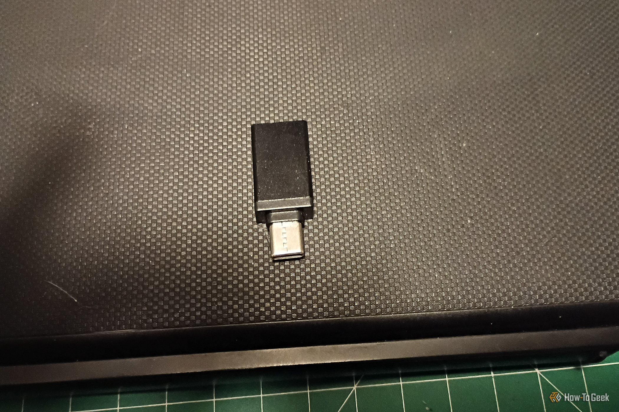 The phone side of a USB adapter.