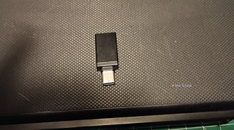 The phone side of a USB adapter.