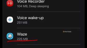 Changing the location setting in Waze