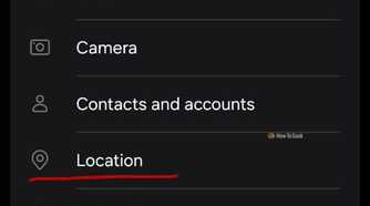 Changing the location setting in Waze