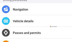 Waze settings
