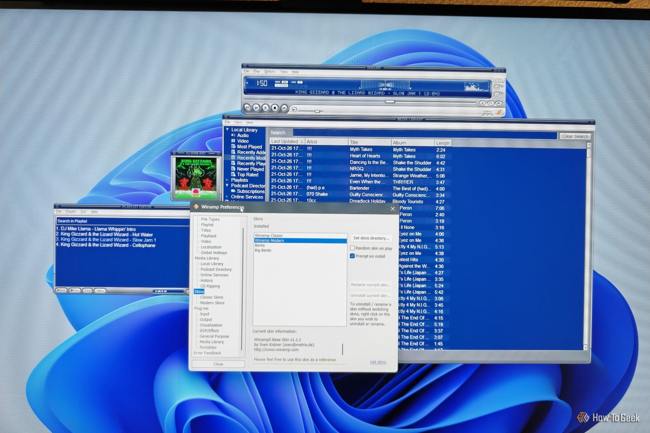 Альтернативный скин интерфейса программы Winamp
