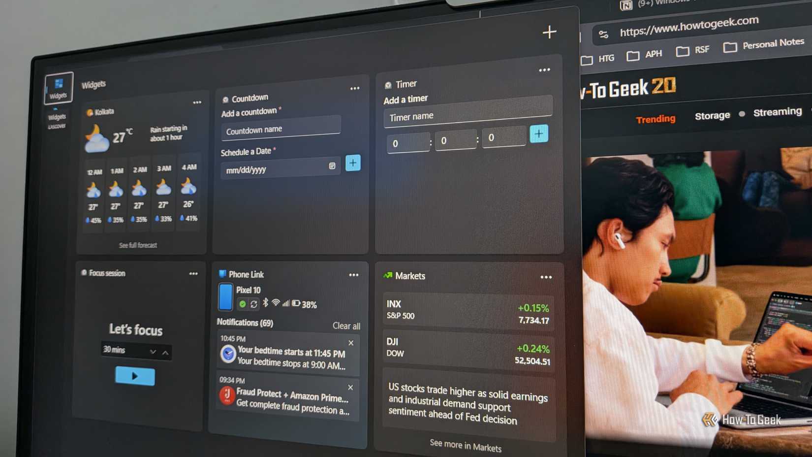 I built my own Windows desktop widgets using Claude, and it only takes ...