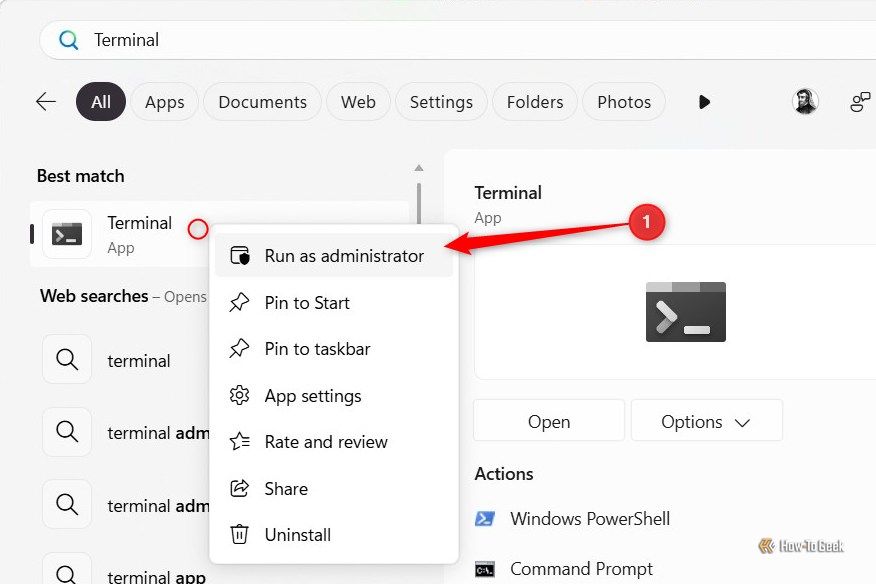 Как отключение скрытой настройки процессора в Windows 11 снижает расход батареи: Next, use Windows Terminal to change the setting and verify that it worked. Open Windows Terminal a